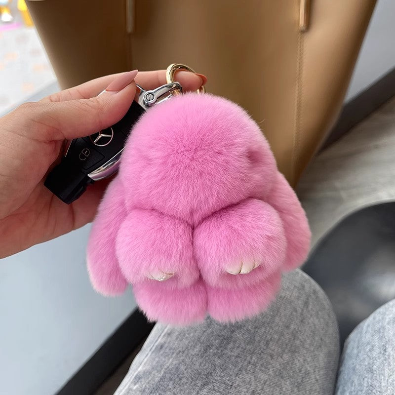 Handgemachte weiche Hasen PomPom Charms