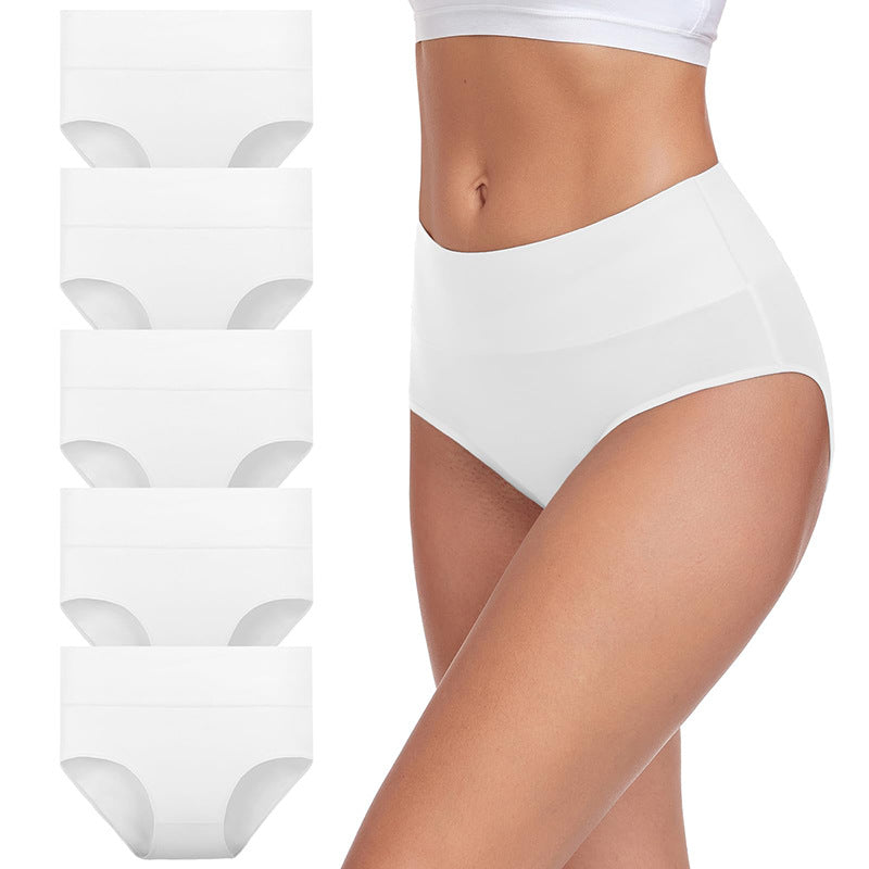 Aria - 5 Stück High Waist Baumwollunterwäsche | 50% RABATT