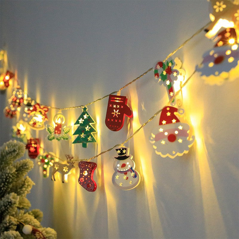 NordicGlow – Weihnachts LED-Eisen-Dekolichterkette