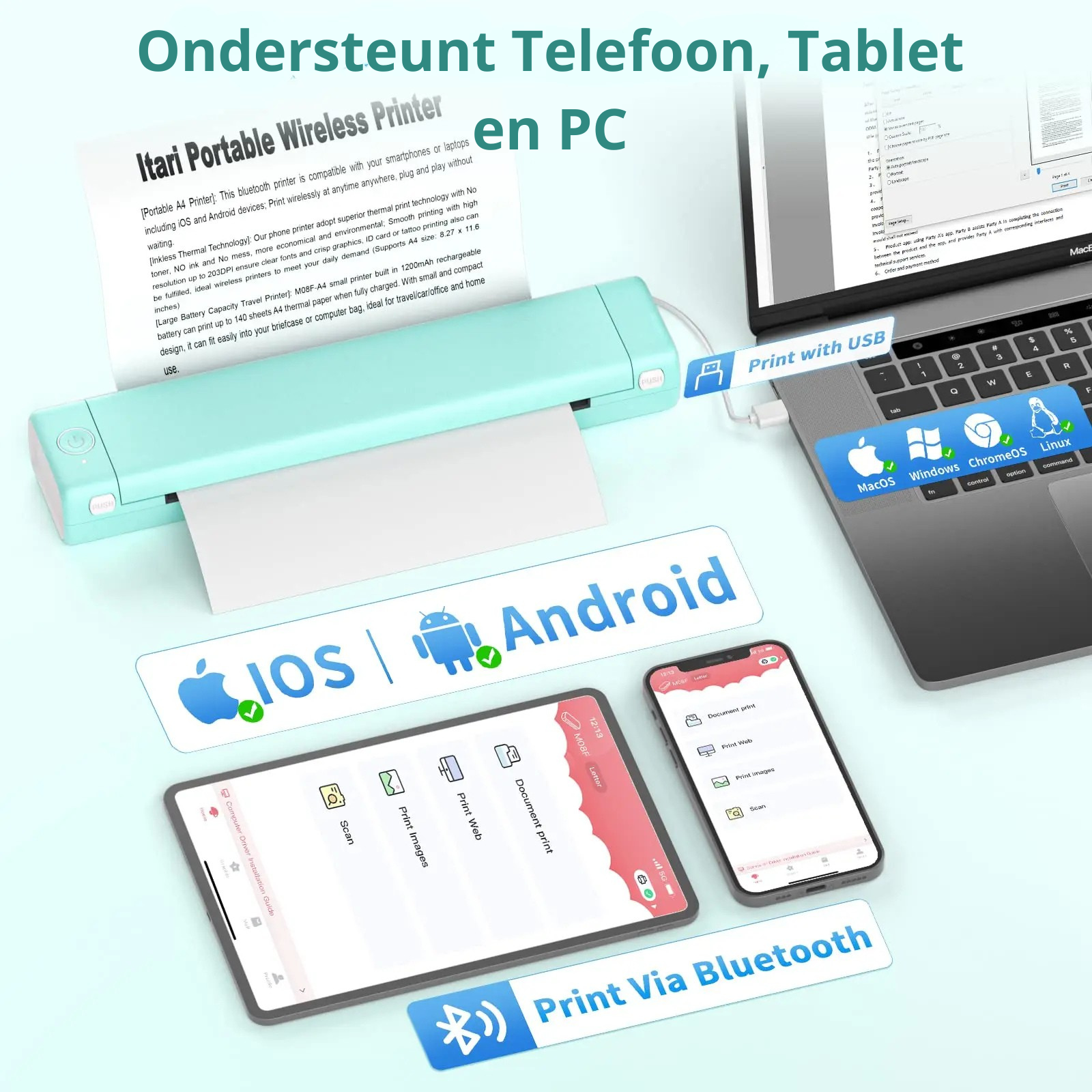 Taschenaufdruck - Drucken ohne Tinte