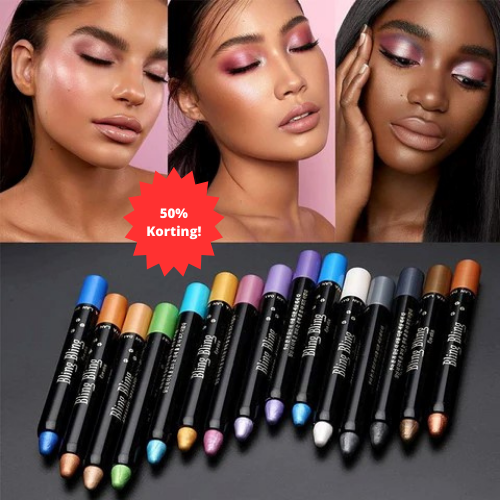 EyeGlam™ | Cremige wasserfeste Lidschattenstifte - Set mit 15 Stück