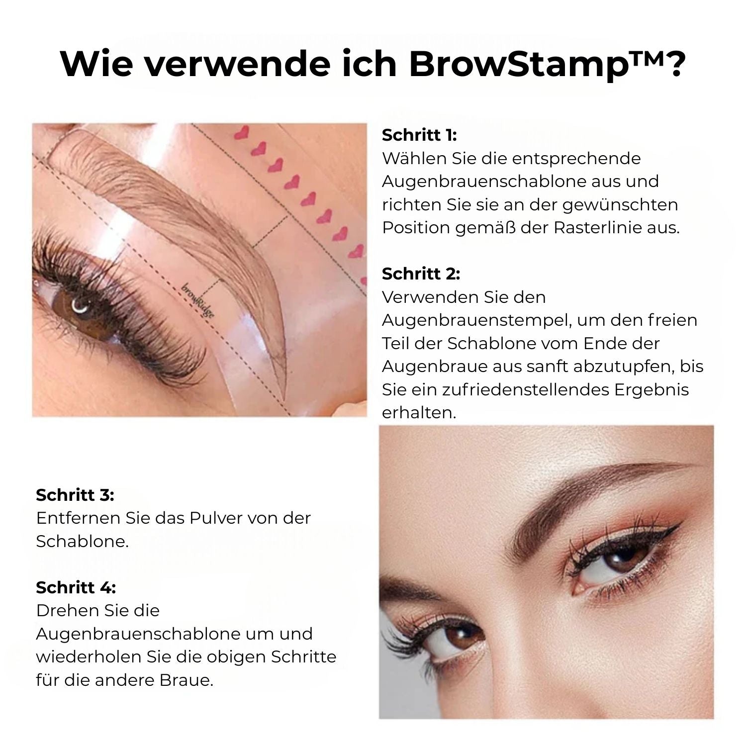 BrowQueen™ – Perfekte Augenbrauen in Sekundenschnelle | 1+1 GRATIS