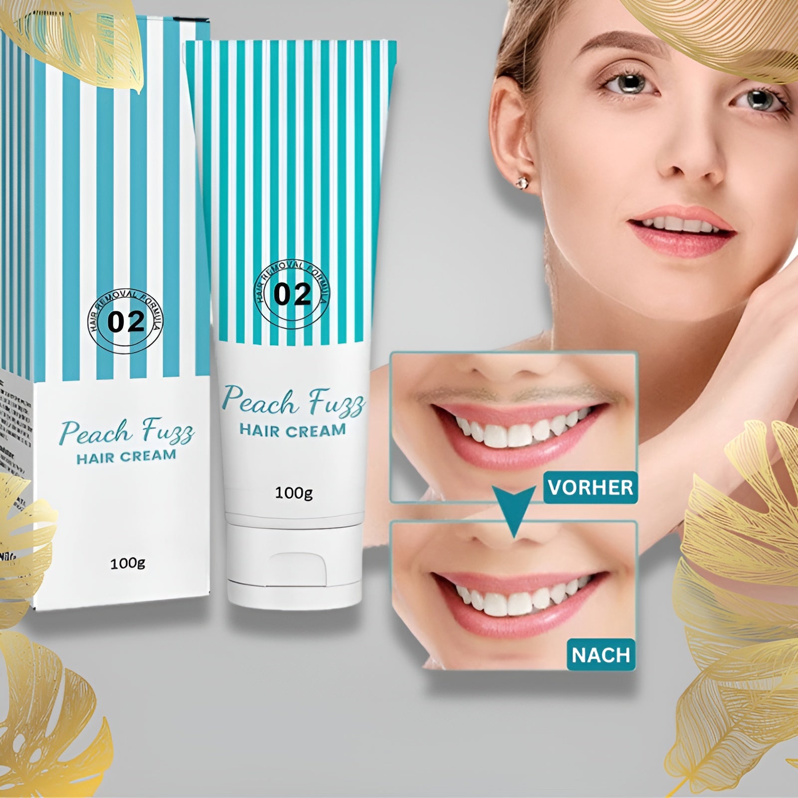 SmoothAura - 100G - Creme zur Haarentfernung | 1+1 GRATIS