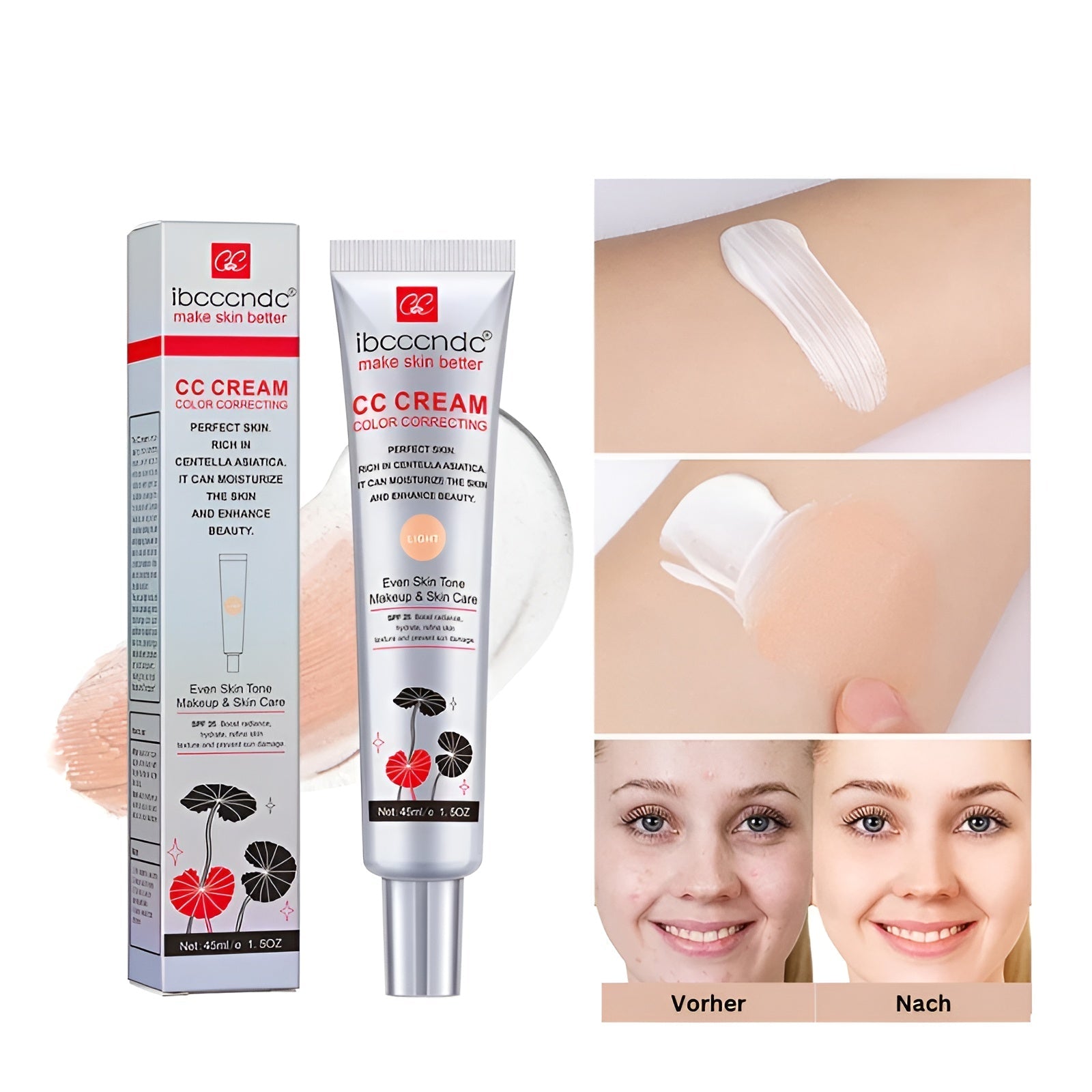 GlowAdapt - 45 ML- lFarbkorrigierende CC-Creme | 50% RABATT