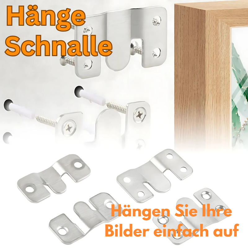 HangEase - Interlocking Hängeschnallen | 6 Paare | 2+4 GRATIS