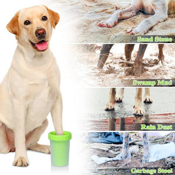 CleanPaws – Hundepfoten-Reinigungsbecher für saubere Pfoten | 1+1 GRATIS