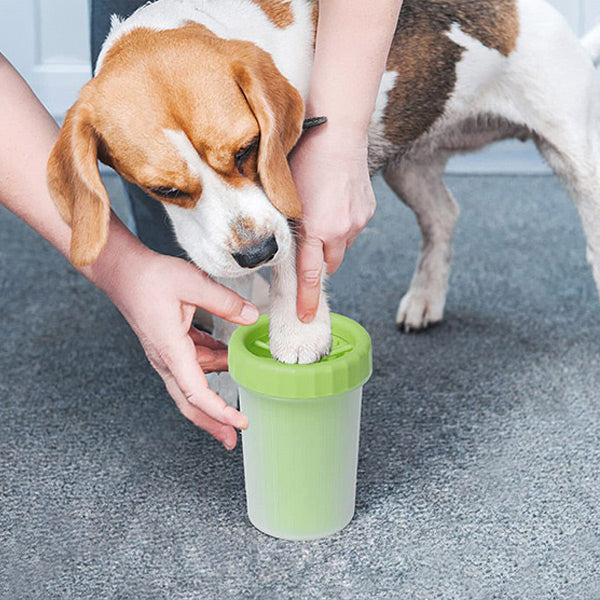 CleanPaws – Hundepfoten-Reinigungsbecher für saubere Pfoten | 1+1 GRATIS