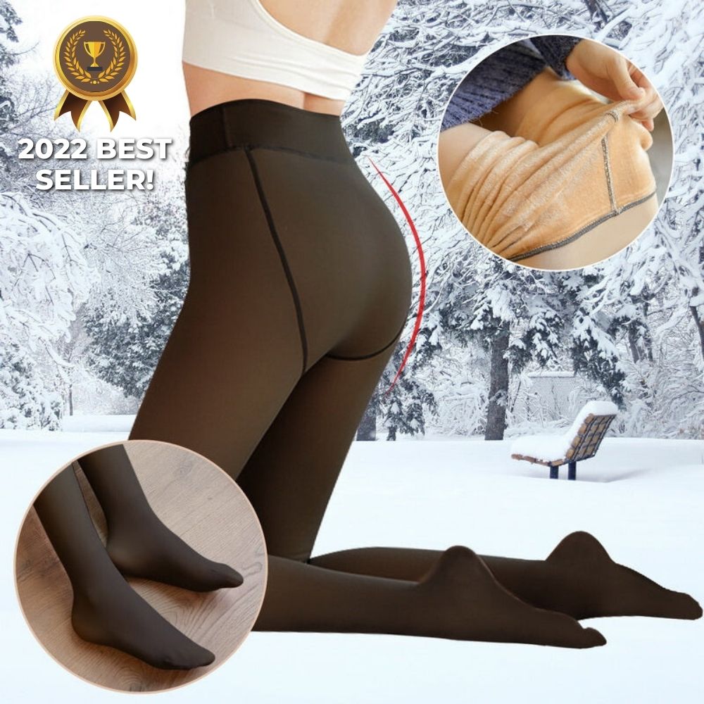 Warme superstretch pluche panty