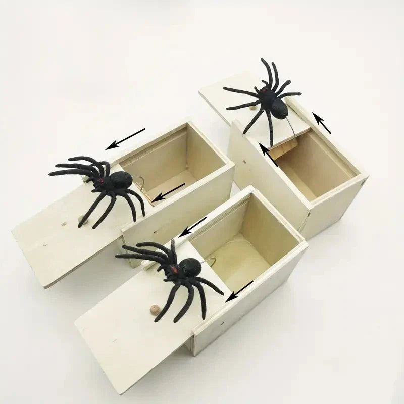SpiderBox - Hölzerne Spinnen-Streich-Box | 50% RABATT
