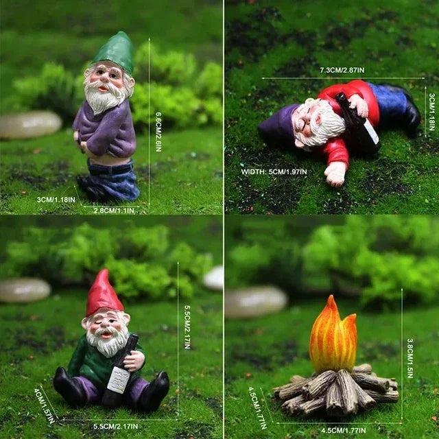 TipsyGnomes™ – Die lustigen, betrunkenen Gartenzwerge | 1+1 GRATIS
