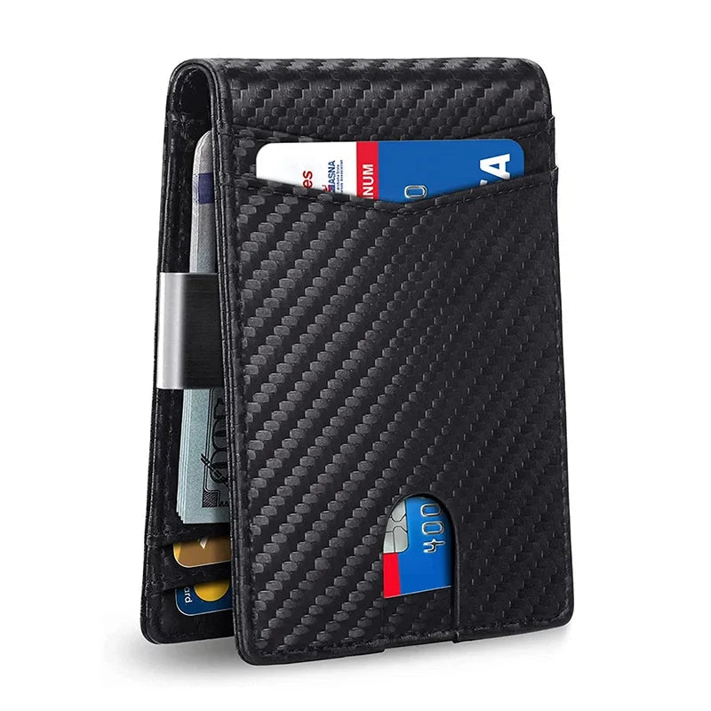CarbonGuard™ – RFID-geschützte Herrenbrieftasche | 1+1 GRATIS