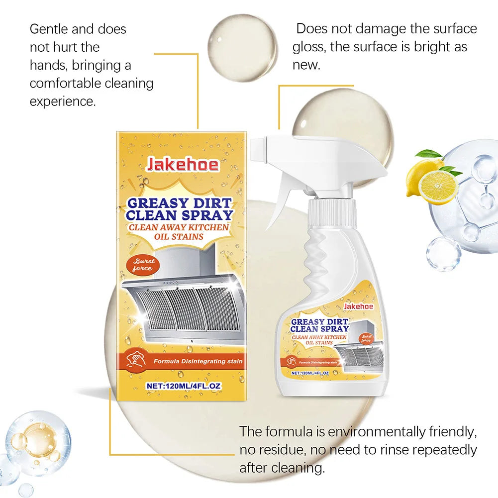 GreaseOff Pro™ – Kraftvolles Küchen-Öl- & Fettentferner-Spray 120ml | 1+1 GRATIS