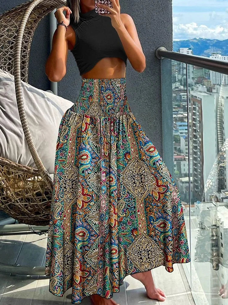 Variant image for A-Linien-Rock Schwarz - Eleganter Midi Rock Für Jedes Outfit-25