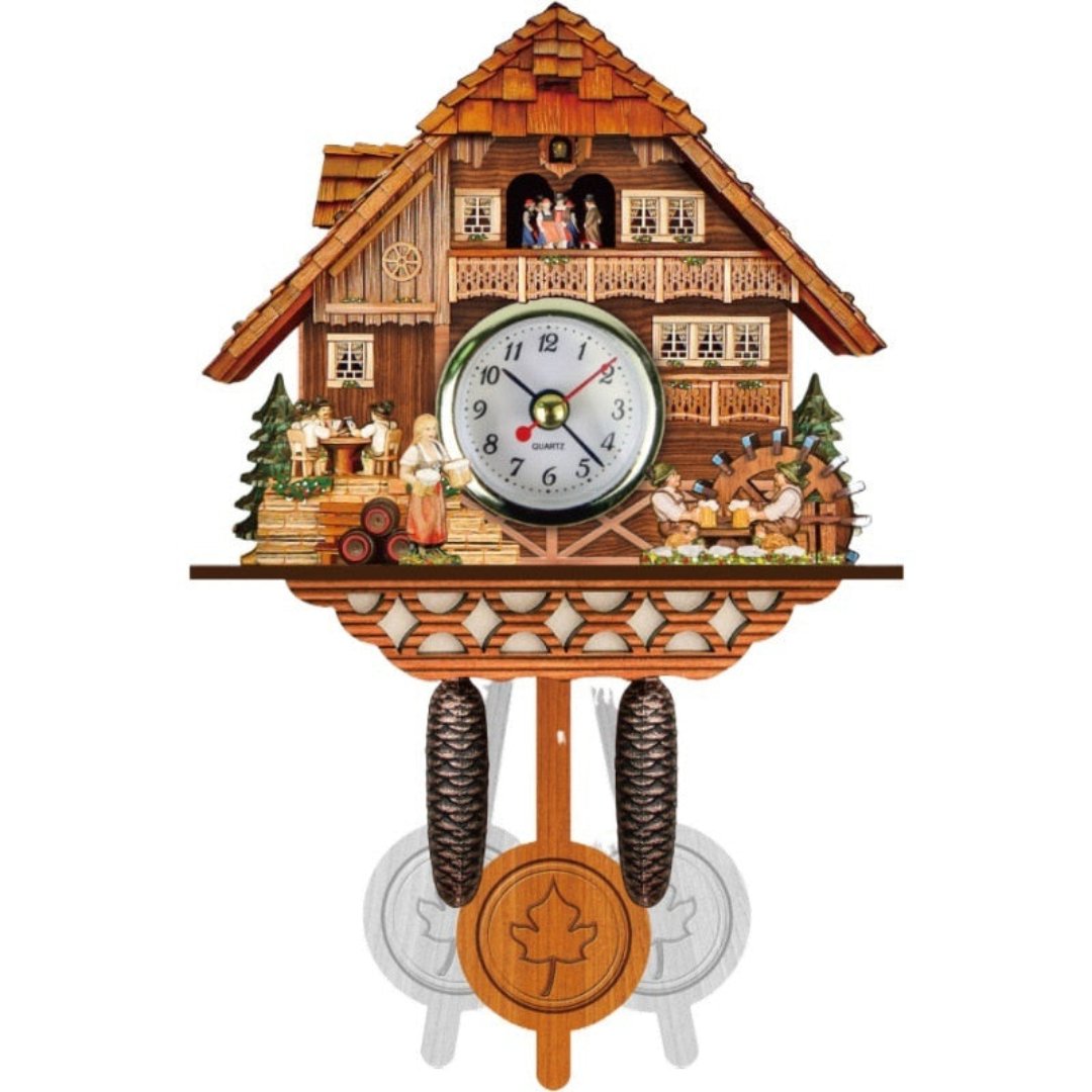 CuckooCraft - Retro Kuckucks-Wanduhr | 50% RABATT