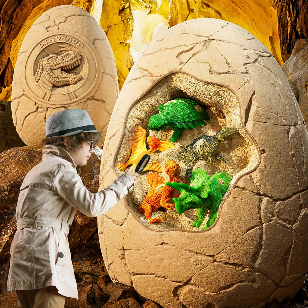 Dino-Eier Grabset - Spannendes Archäologie-Spielzeug für Kinder