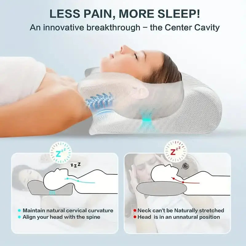 Ergonomisches Kissen mit Memory-Schaum | 50% RABATT