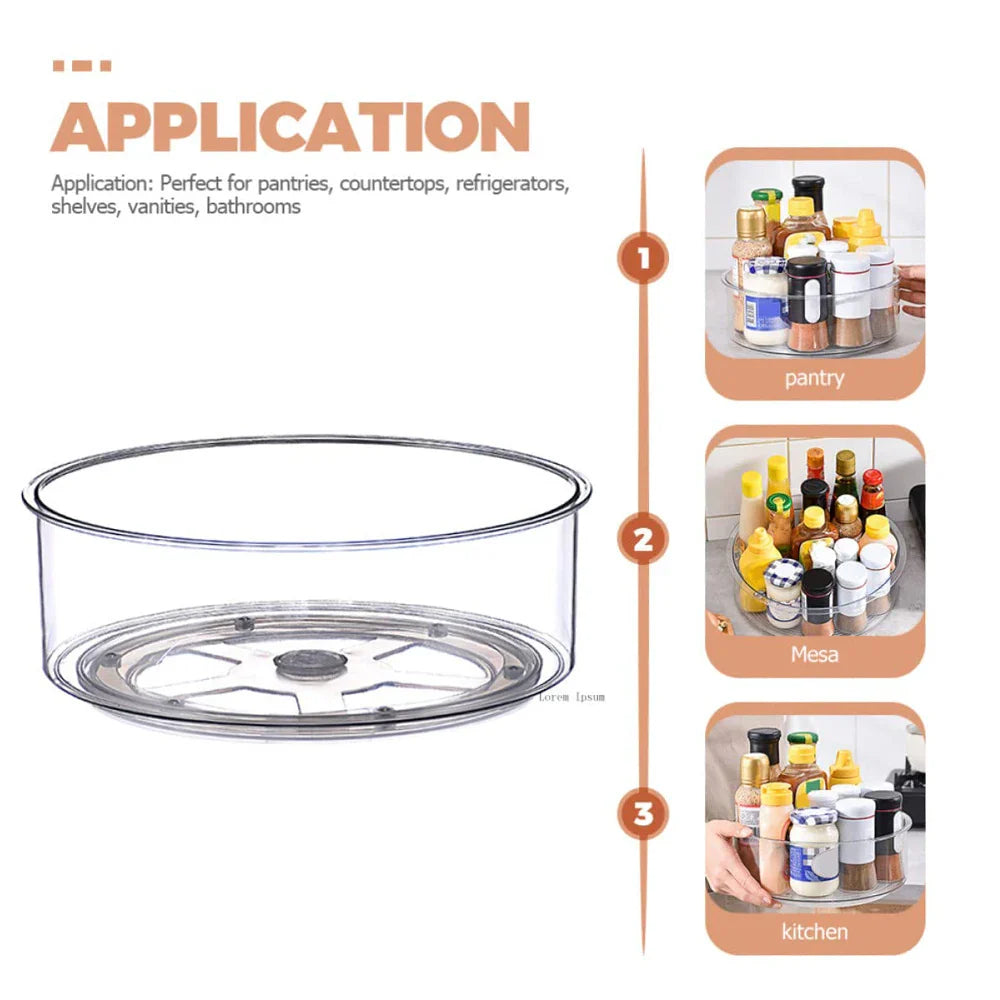 SpinOrganize™ – 360° Drehbarer Aufbewahrungstray | 50% Rabatt