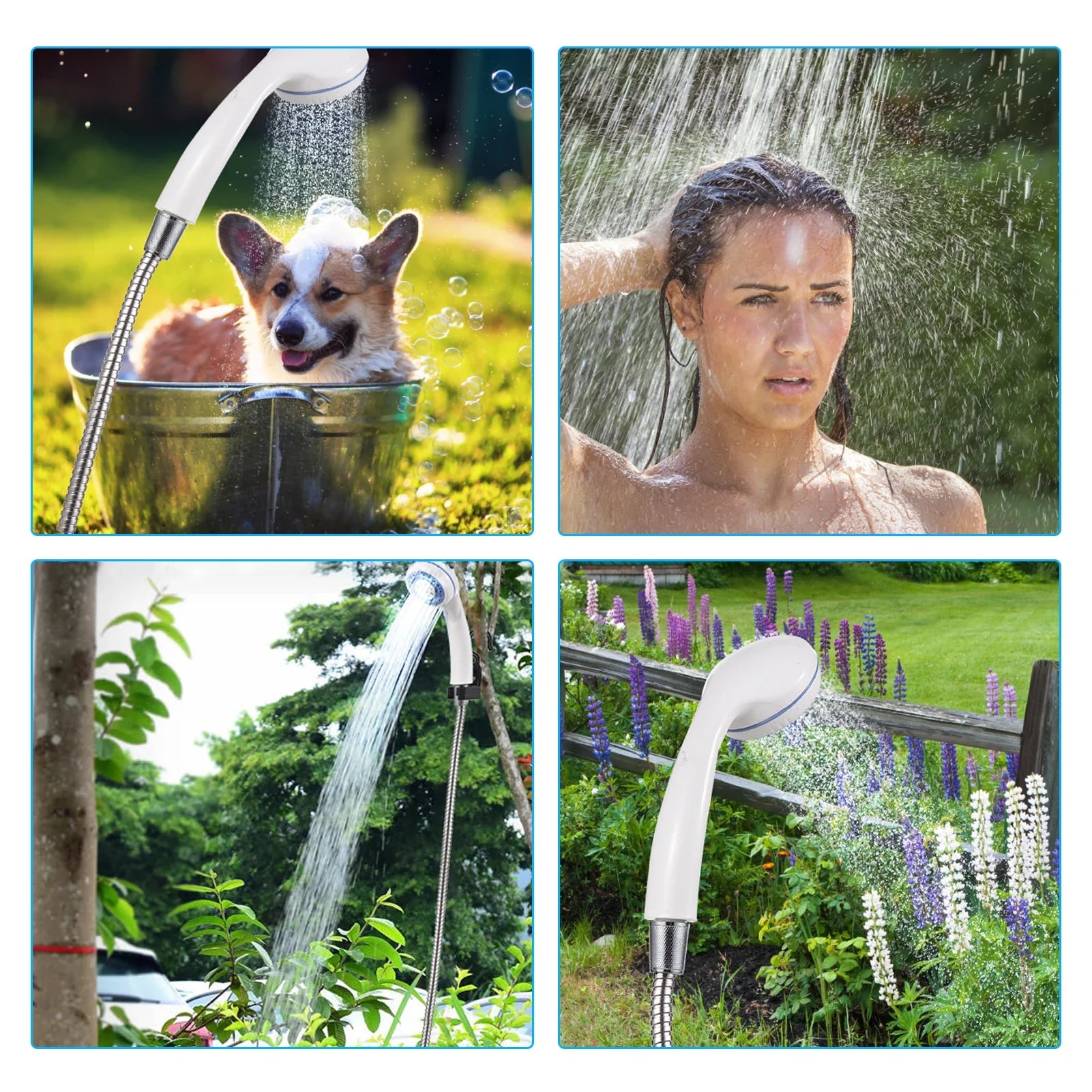 TrailShower™ – Die mobile Campingdusche mit Powerdruck | Sauber & Erfrischt überall | 50% RABATT