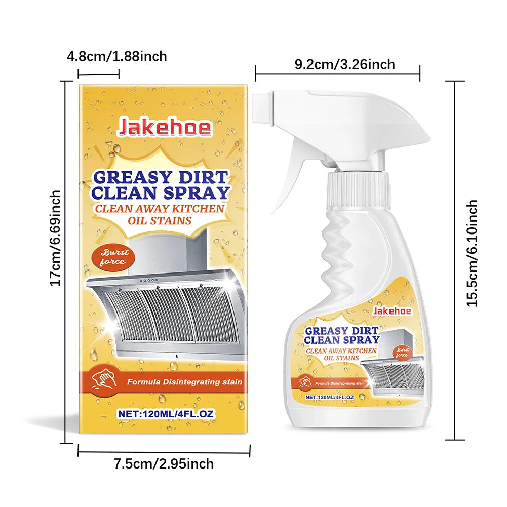 GreaseOff Pro™ – Kraftvolles Küchen-Öl- & Fettentferner-Spray 120ml | 1+1 GRATIS