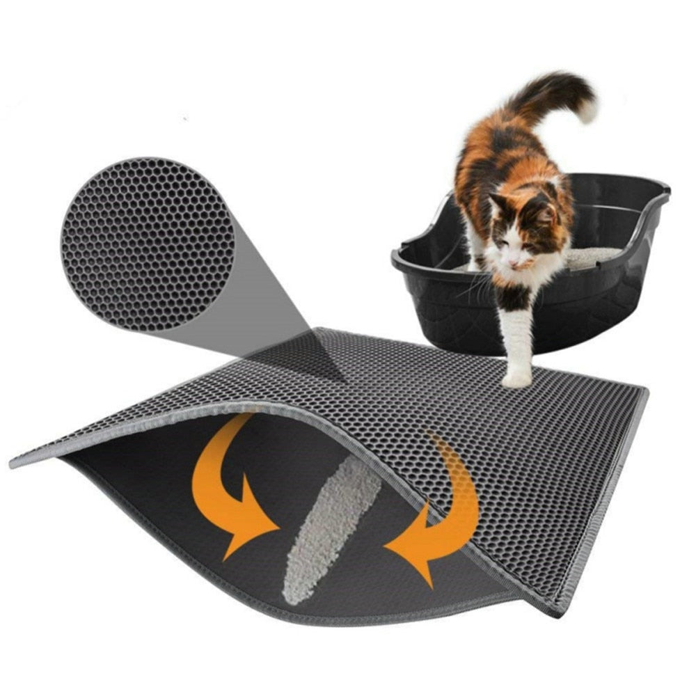 Purrfect Streu-Matte | Katzenstreu-Matte für saubere Böden