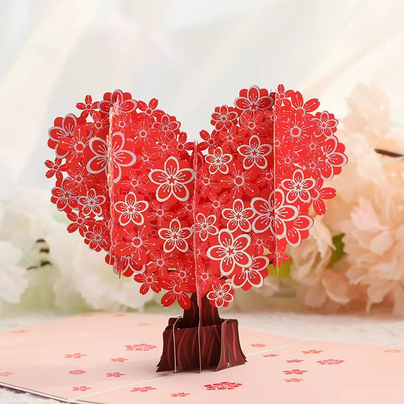 BloomLux® Handgemachte 3D‑Blumen-Grußkarte | 1+2 GRATIS