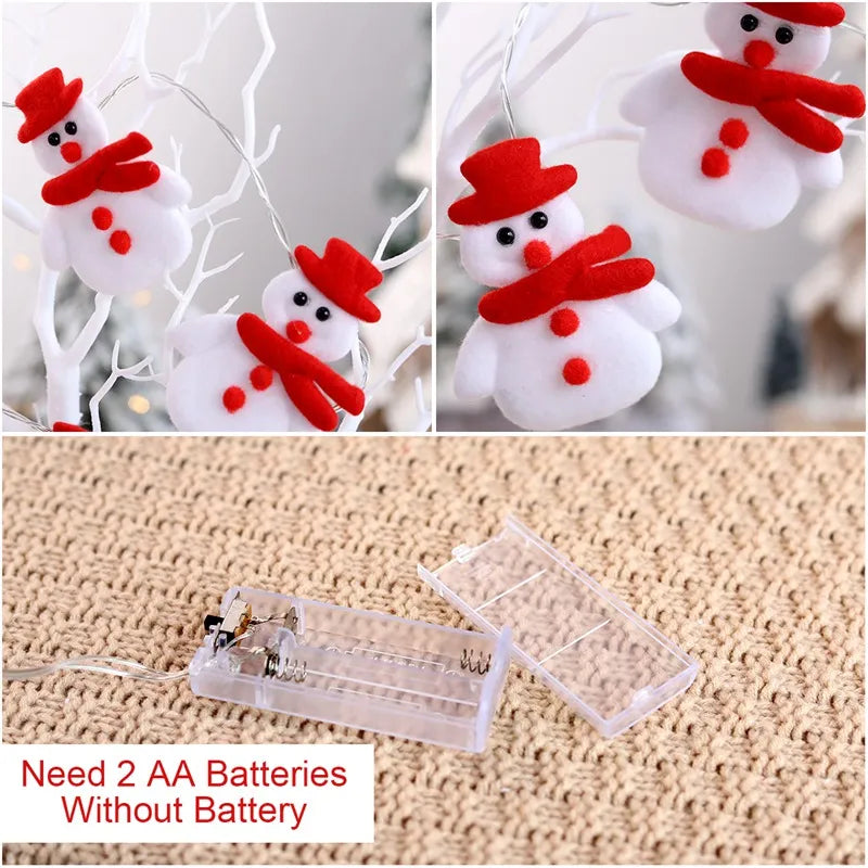 ChristmasMagic -  LED-Schneemann-Girlande für strahlende Festtage | 50% RABATT