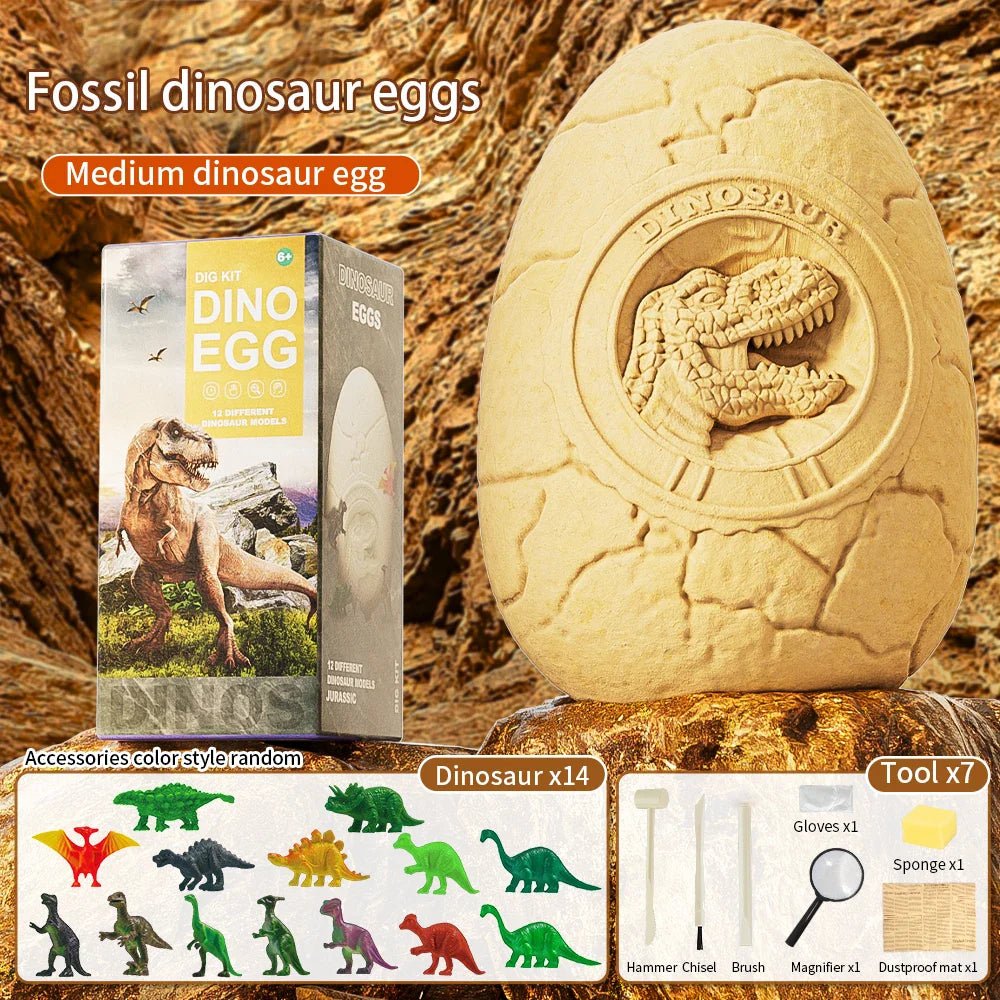 Dino-Eier Grabset - Spannendes Archäologie-Spielzeug für Kinder