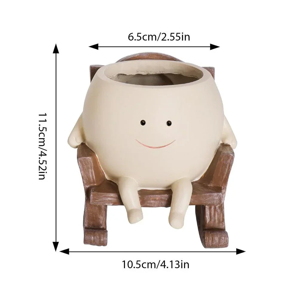 SmilePlanter - Whimsical Face Pflanzgefäß | 50% RABATT