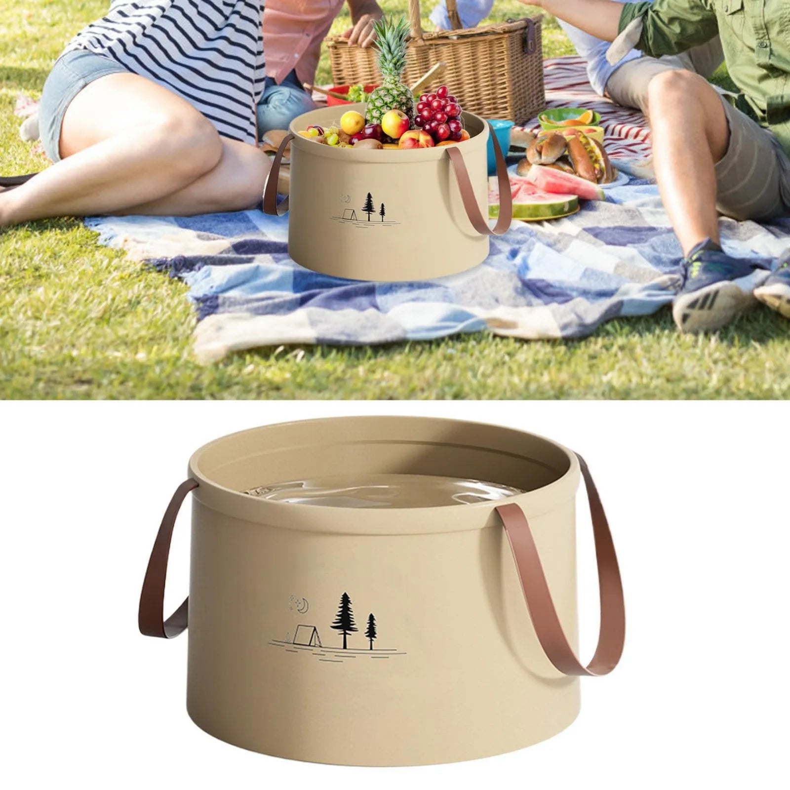 FlexiBucket™ – Faltbarer Eimer mit Griff | 1+1 GRATIS