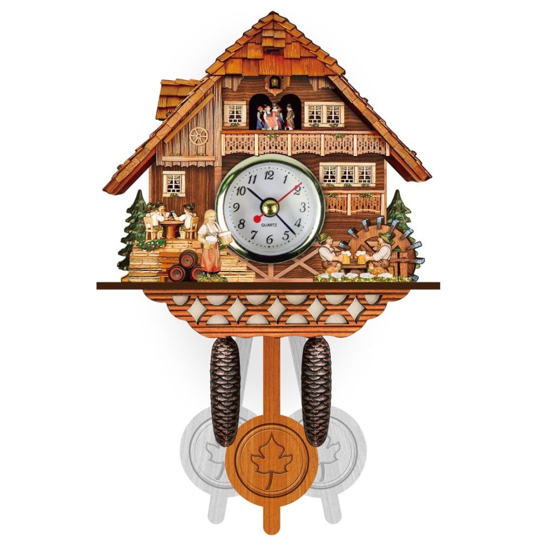 CuckooCraft - Retro Kuckucks-Wanduhr | 50% RABATT