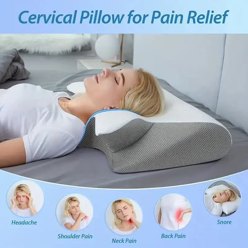 Ergonomisches Kissen mit Memory-Schaum | 50% RABATT