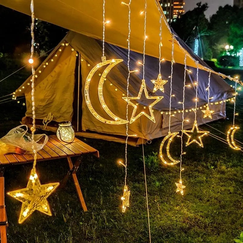 Ocerar™ Vorhang Led Mond Stern Dekoration | 50% RABATT