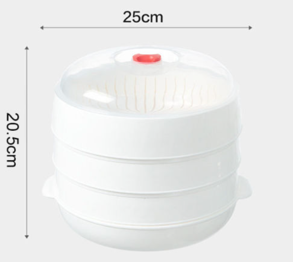 CookEasy™ Multifunktionaler Mikrowellen-Dampfgarer