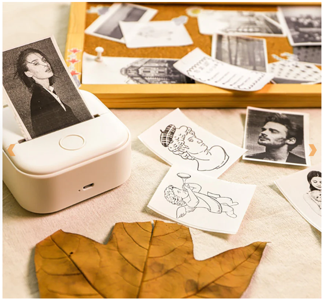 Mini-Drucker + kostenloses Druckpapier - Der Drucker, der nie Tinte braucht | 50% RABATT