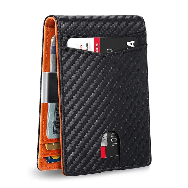 CarbonGuard™ – RFID-geschützte Herrenbrieftasche | 1+1 GRATIS