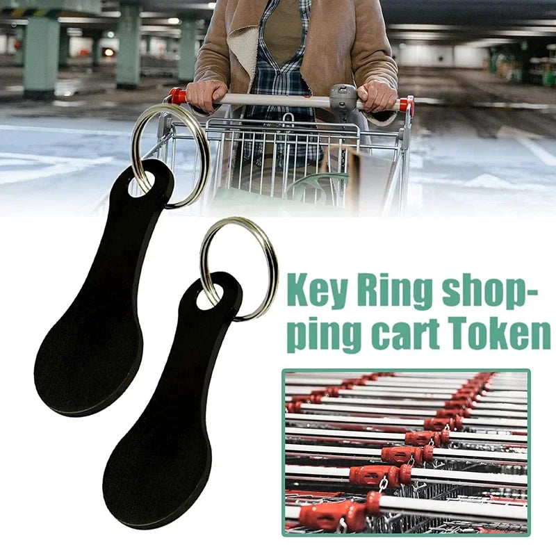 CartKey™ – Einkaufswagenchip mit Schlüsselanhänger aus Edelstahl | 1+2 GRATIS
