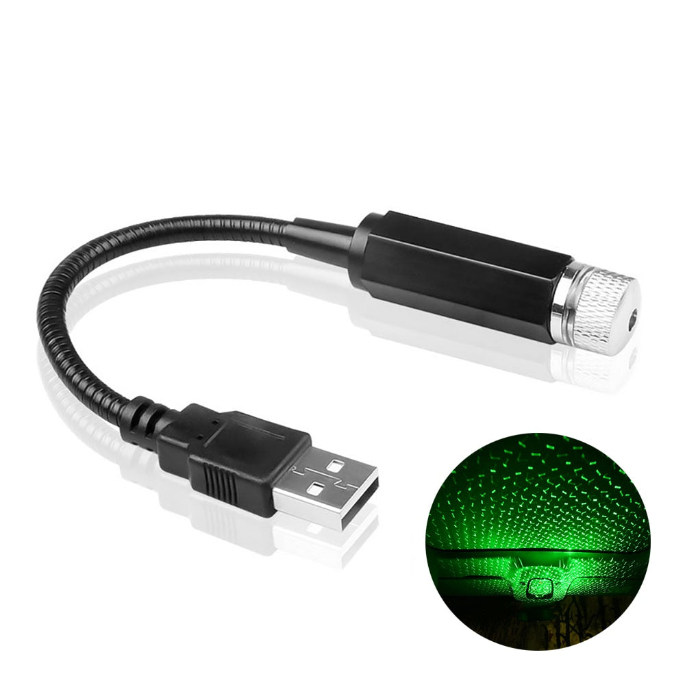Snaky™ | LED-Projektlampe | USB-LED-Lampe für einen Sternenhimmel im Auto!
