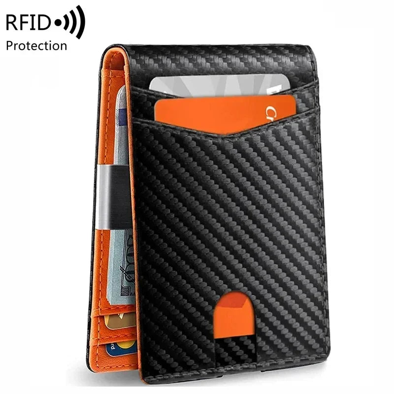 CarbonGuard™ – RFID-geschützte Herrenbrieftasche | 1+1 GRATIS