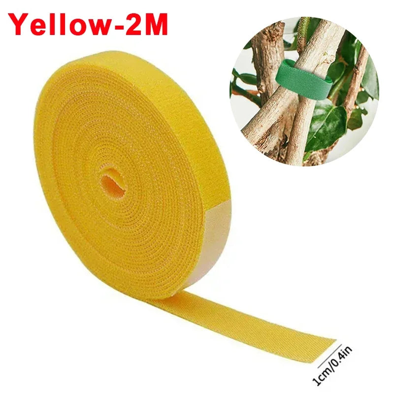 Nylon Kabelbinder - Wiederverwendbar und Selbstklebend für Gartenpflege