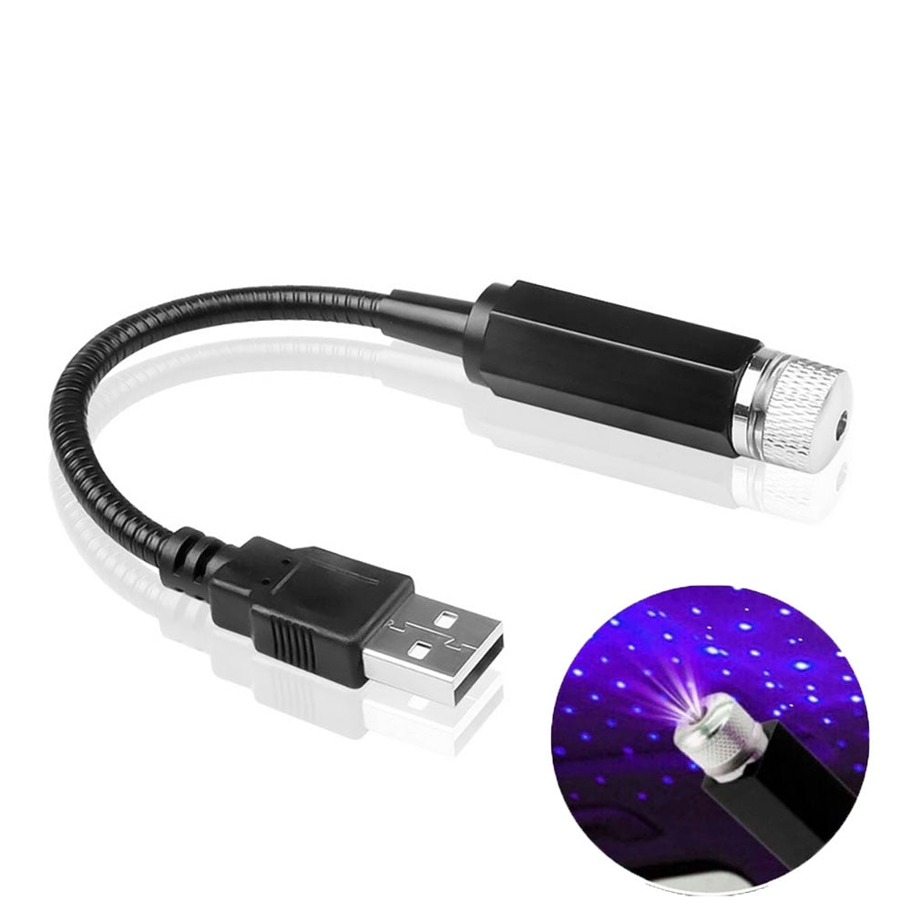 Snaky™ | LED-Projektlampe | USB-LED-Lampe für einen Sternenhimmel im Auto!
