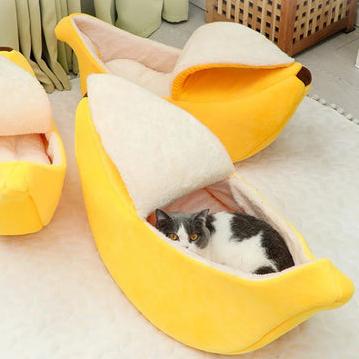Einzigartiger Bananen-Katzen- oder Hundekorb | 50% RABATT
