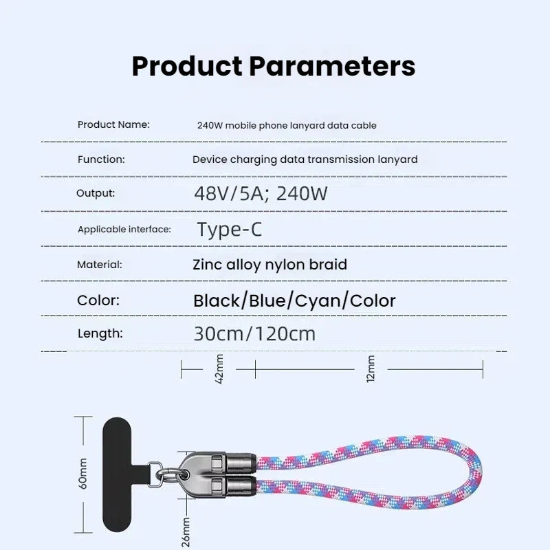 PowerLink™ – 240W PD Schnelllade-Kabel | 1+1 GRATIS