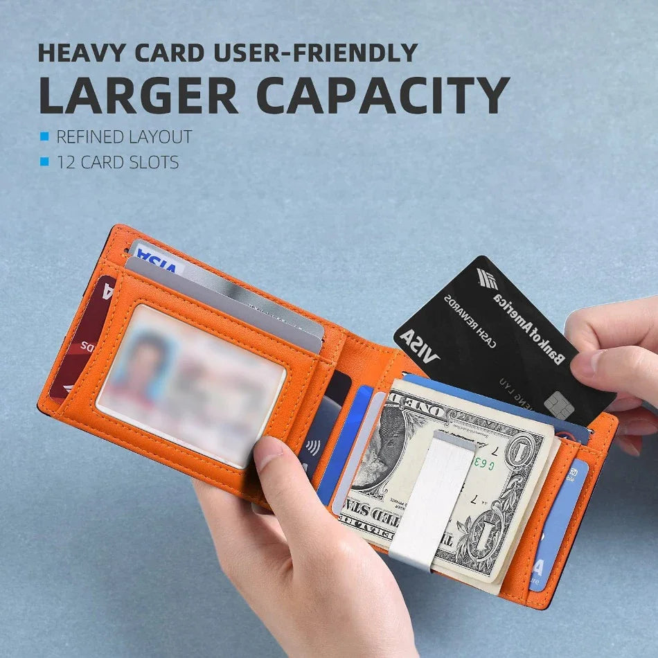 CarbonGuard™ – RFID-geschützte Herrenbrieftasche | 1+1 GRATIS