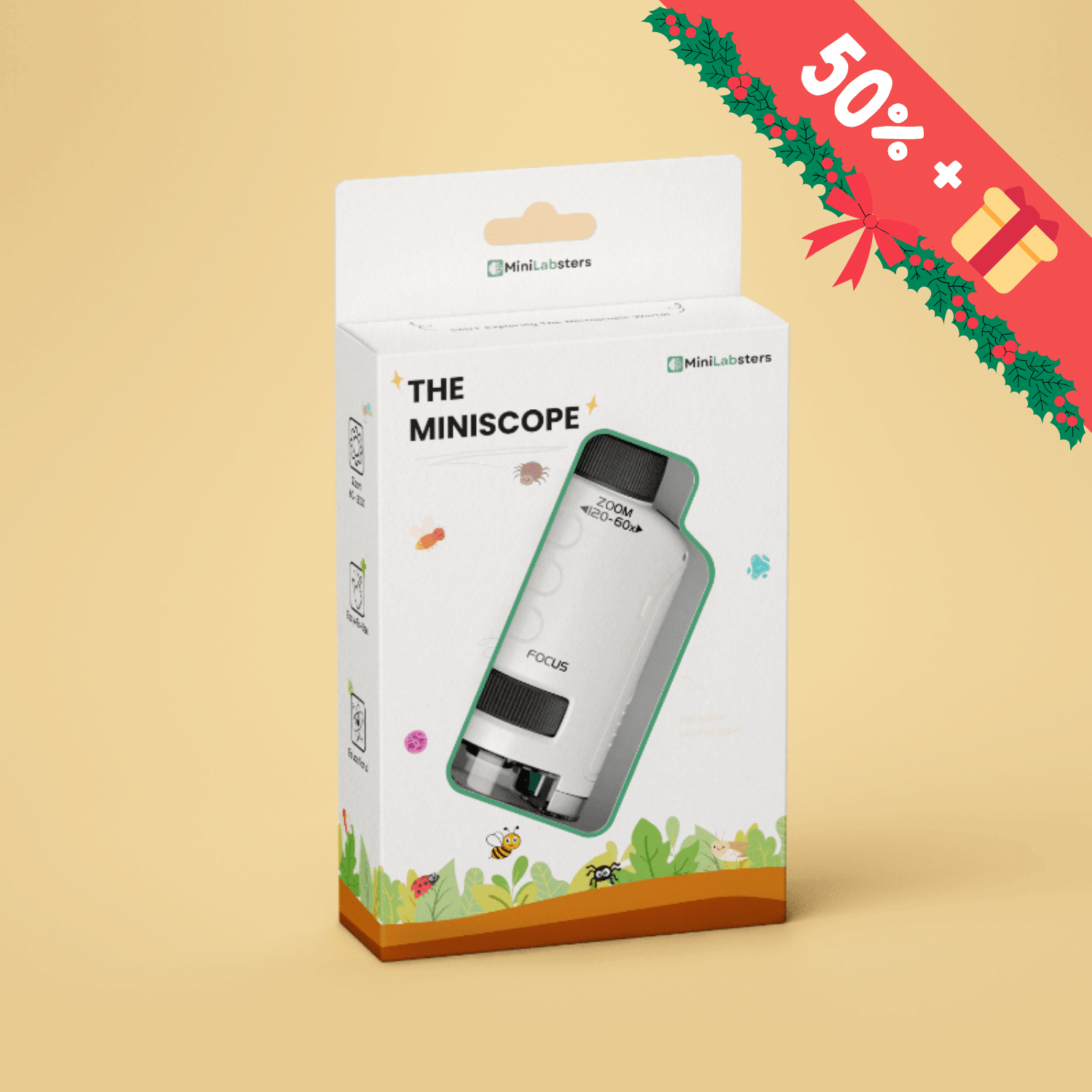 Ocerar™ Tragbares Taschenmikroskop für Kinder | 50% RABATT