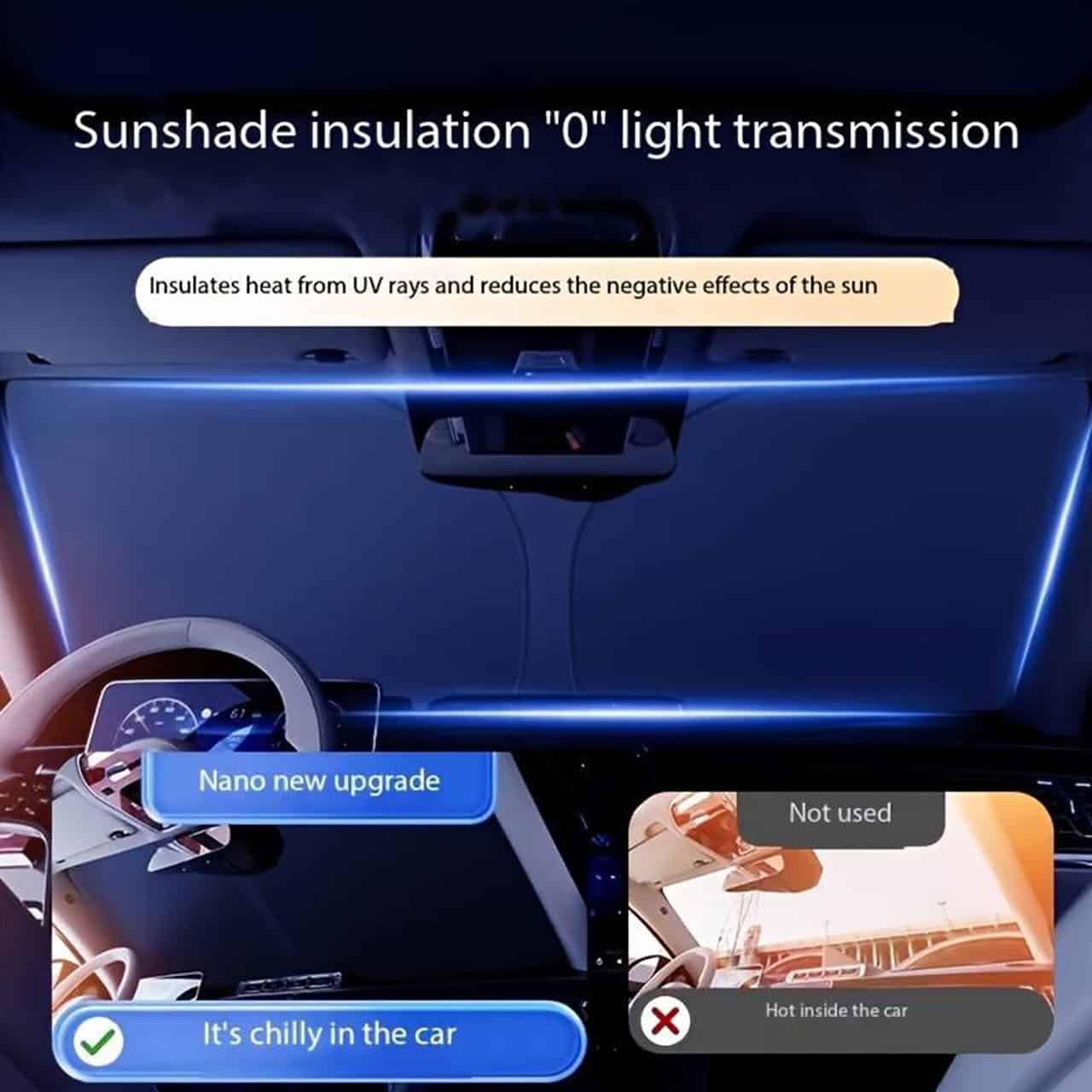 SunVisor™ Ausziehbarer Auto-Sonnenschutz Für Windschutzscheiben | 1+1 GRATIS