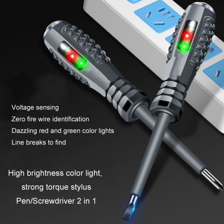 Doppelter farbiger Lichtschraubendreher elektrischer Stift