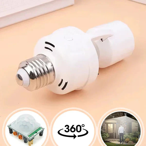 SmartSense™ – Bewegungsaktivierte E27-Lampenfassung | 1+1 GRATIS