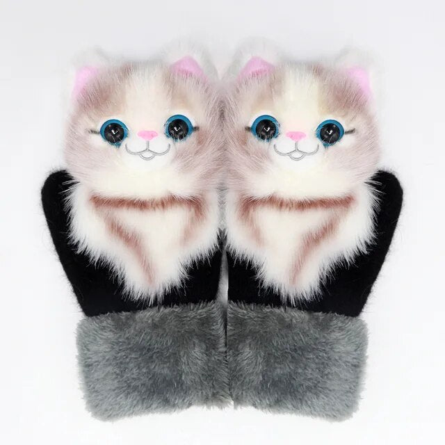 CutieMittens - 3D Warme Handschuhe  | 50% RABATT