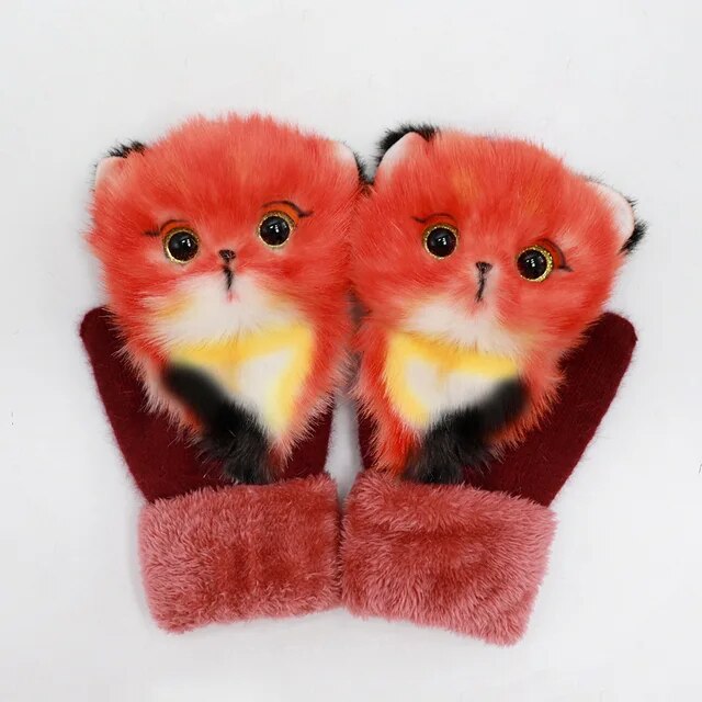 CutieMittens - 3D Warme Handschuhe  | 50% RABATT