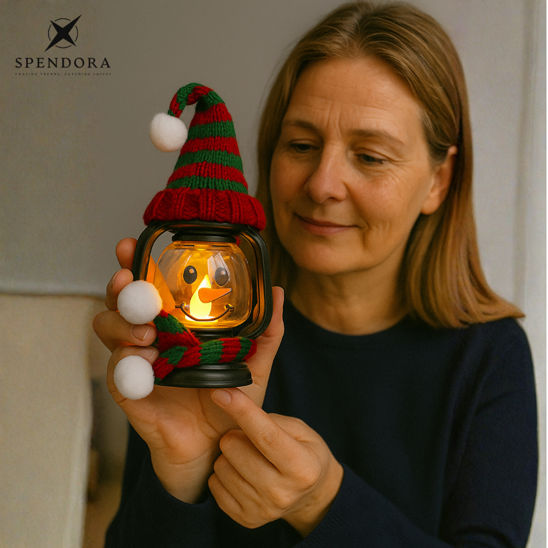 FrostyLights – Mini Schneemann-Laternen | 1+1 GRATIS